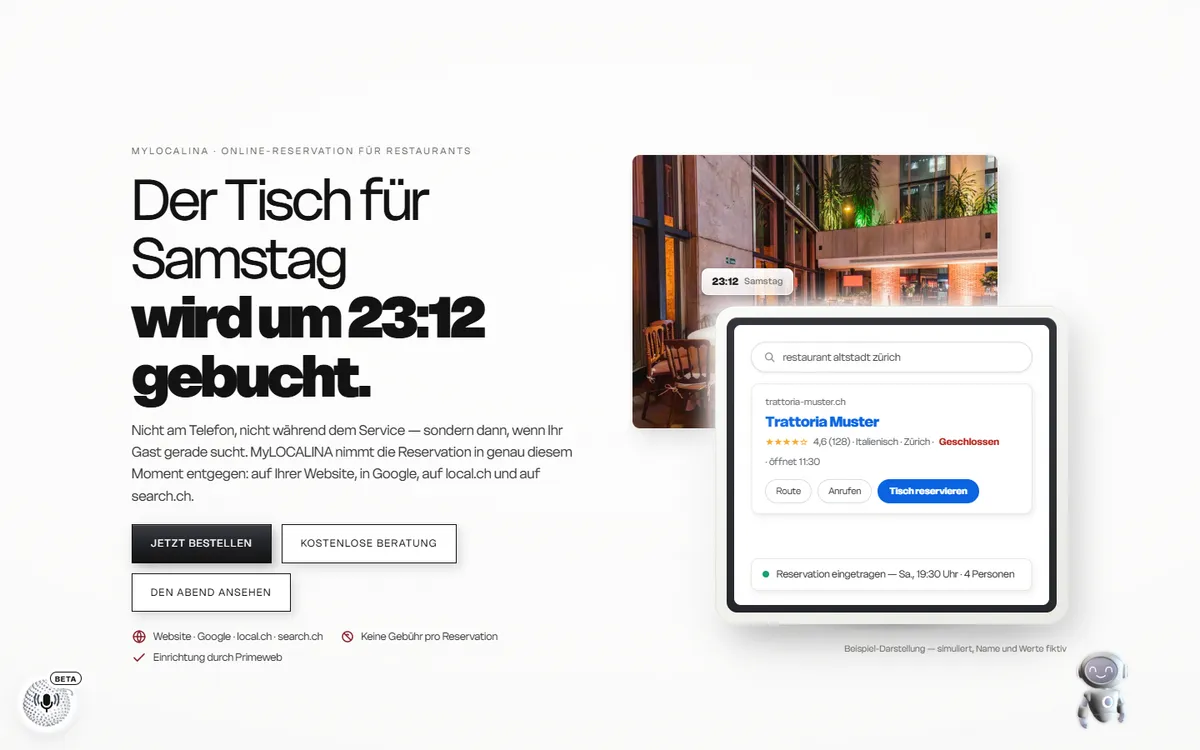 MyLOCALINA — Produktansicht